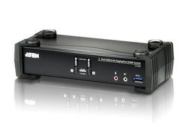Aten CS1922-AT-G Switch KVM DisplayPort USB 3.0 4K con Hub de 2 Puertos