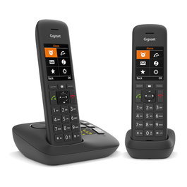 Gigaset C575A Duo Negro con 2 Auriculares