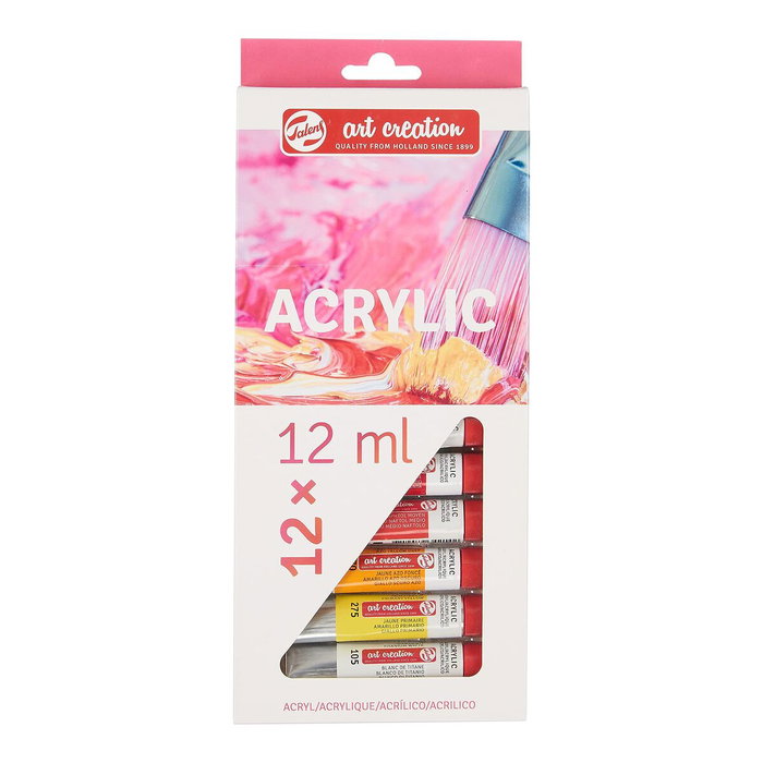 Talens Art Creation Set Acrílico 12 Tubos x 12ml Colores Surtidos Talens Art Creation Set Acrílico 12 Tubos x 12ml Colores Surtidos