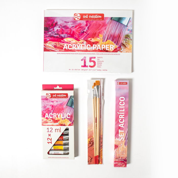 Talens Art Creation Set Acrílico 12 Tubos x 12ml Colores Surtidos Talens Art Creation Set Acrílico 12 Tubos x 12ml Colores Surtidos