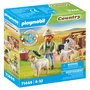 PLAYMOBIL Country Pastor con rebaño de ovejas 71444