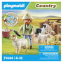 PLAYMOBIL Country Pastor con rebaño de ovejas 71444