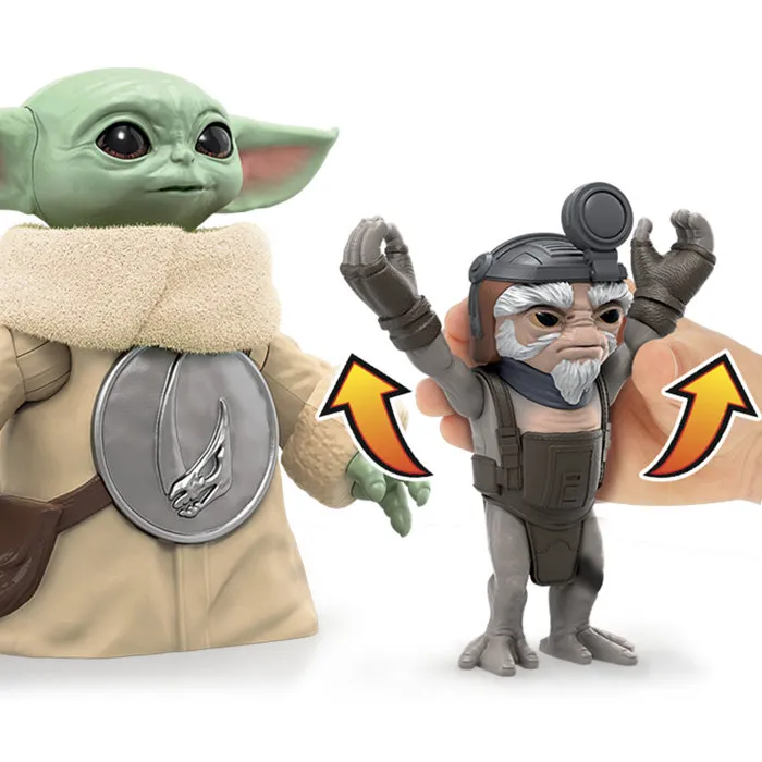Hasbro HASG25305L0 Figura Electrónica Grogu Hugs de 6.5 cm - Anzellan - Juguete Star Wars The Mandalorian para Niños +4 Años