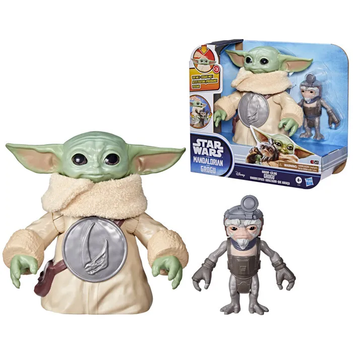 Hasbro HASG25305L0 Figura Electrónica Grogu Hugs de 6.5 cm - Anzellan - Juguete Star Wars The Mandalorian para Niños +4 Años