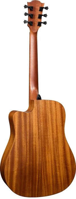 LAG Guitarra Acústica Hyvibe H2 Dreadnought Cutaway Electroacústica Tapa Maciza Cedro con Electrónica HyVibe H2