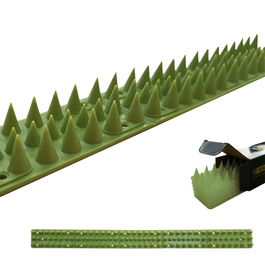 Jaque! Disuasor para Gatos PVC Verde - Pack 6 Unidades, 50 cm de Largo - Repelente Anti-gatos, Plástico Resistente
