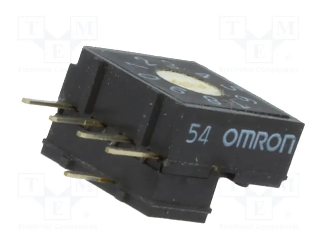Aratas (Formerly Omron Components) Conmutador de código DEC/BCD 10 posiciones THT Aratas (Formerly Omron Components) Conmutador de código DEC/BCD 10 posiciones THT