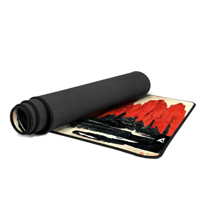 Sharkoon SKILLER SGP30 XXL D3 - Alfombrilla de Ratón Gaming Textil Multicolor con Imagen y Base Antideslizante (900x400mm)