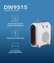 DAEWOO Calefactor Termoventilador DW9515 2000W