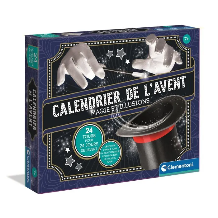 Clementoni Calendario Mágico de Adviento con 24 Trucos de Magia Clementoni Calendario Mágico de Adviento con 24 Trucos de Magia