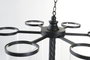 DKD Home Decor Portavela Vintage Negro Metal Cristal 53 x 52 x 53 cm