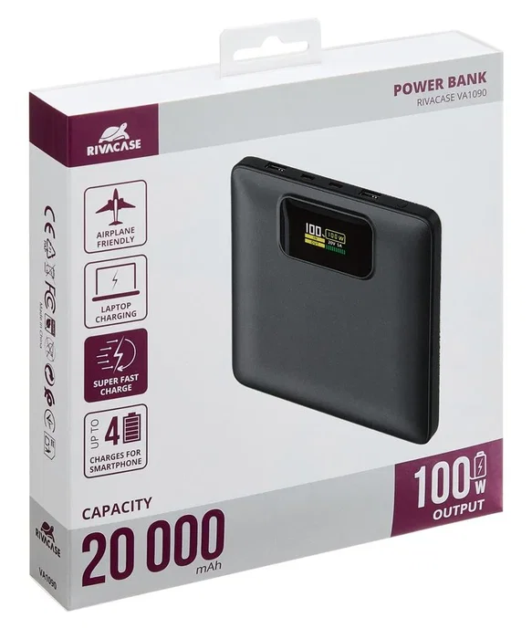 Rivacase Power bank USB 20000mAh VA1090