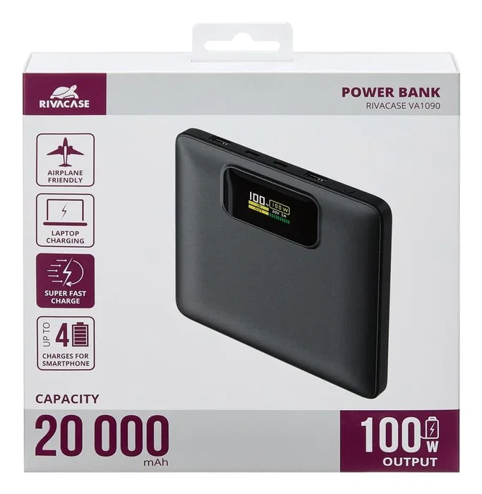 Rivacase Power bank USB 20000mAh VA1090