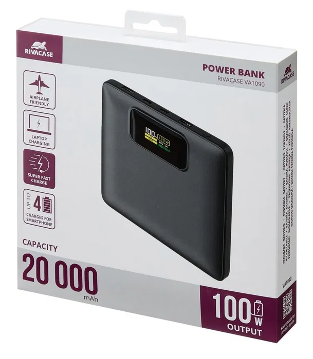 Rivacase Power bank USB 20000mAh VA1090