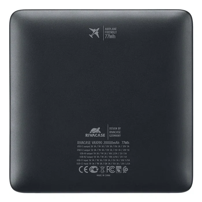 Rivacase Power bank USB 20000mAh VA1090