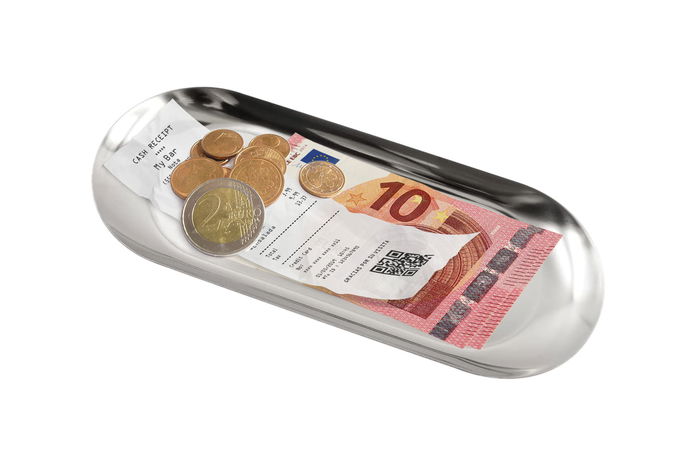 My Bar Bandeja Cambio Inoxidable Bar Oval 22,2 cm x 9,5 cm x 1 cm (24 Unidades)