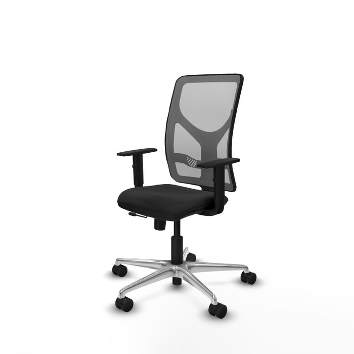 PIQUERAS Y CRESPO Silla de oficina Motilla Sincro/Traslack Negro/Gris PIQUERAS Y CRESPO Silla de oficina Motilla Sincro/Traslack Negro/Gris