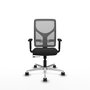 PIQUERAS Y CRESPO Silla de oficina Motilla Sincro/Traslack Negro/Gris