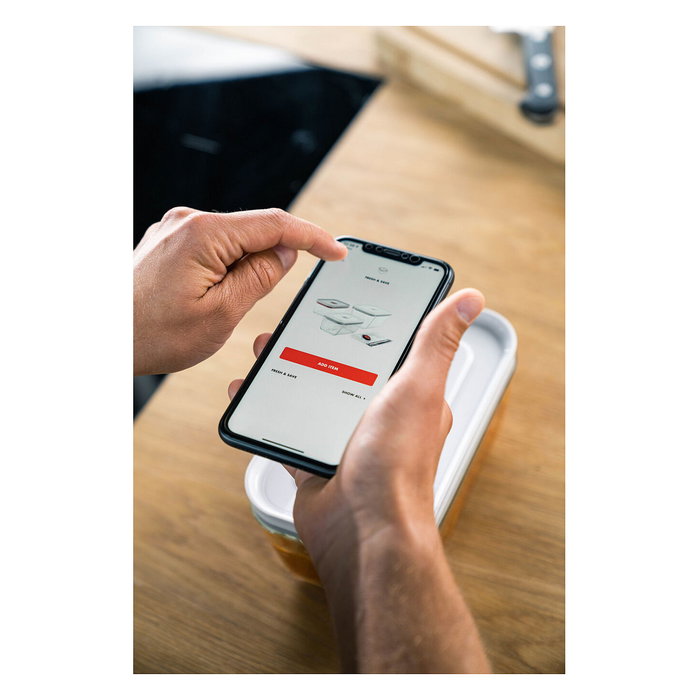 ZWILLING 36815-019-0 Fresh&Save Quick Set La Mer - Envasadora al Vacío Automática con Recipientes de Vidrio, Sellado al Vacío, 110-240V, Azul, Incluye Bolsas y Rollo