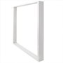 Kit Panel LED Slim 36W 6000K 60x60cm con Marco de Superficie Blanco