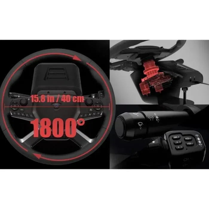 Hori Volante con Caja de Cambios y Pedales HOR1727999673801 - PC - Incluye Truck Simulator 2 y American Truck Simulator