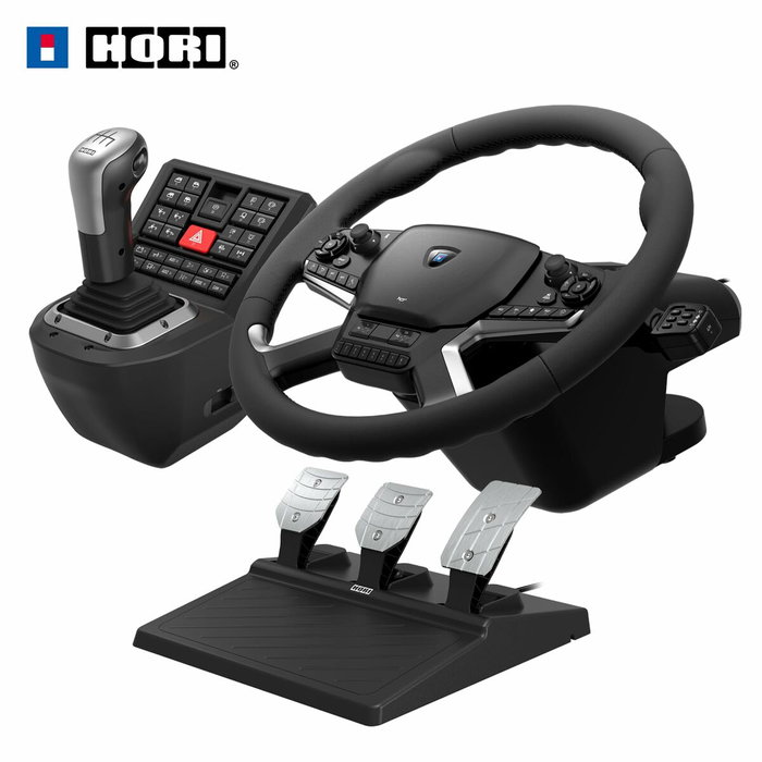 Hori Volante con caja de cambios y pedales para PC