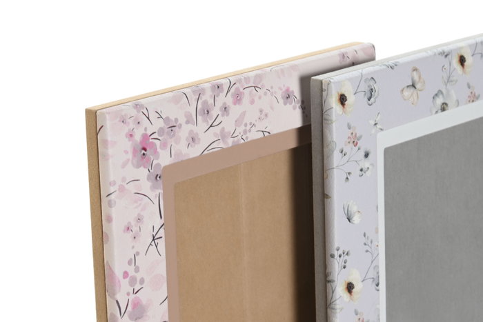 DKD Home Decor Marco de Foto 10x15 Tradicional Rosa Palo Gris (2 Unidades) 21.5 x 16.5 cm DKD Home Decor Marco de Foto 10x15 Tradicional Rosa Palo Gris (2 Unidades) 21.5 x 16.5 cm
