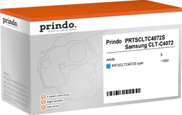 Prindo Tóner Cian PRTSCLTC4072S Classic para Samsung CLT-C4072S