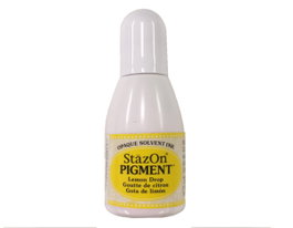 Tsukineko Tinta STAZON PIGMENT Amarillo limonada 15ml