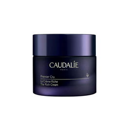 Caudalie PREMIER CRU la crème riche Antiedad Global 50 ml - Reduce Arrugas, Mejora Firmeza y Elasticidad