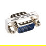 ROLINE Adaptador Mini VGA Macho a Macho, Conector HD 15 pines, Plata - 12 x 30 x 17 mm