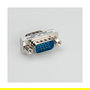 ROLINE Adaptador Mini VGA Macho a Macho, Conector HD 15 pines, Plata - 12 x 30 x 17 mm