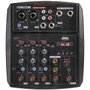 Fonestar MIX-4LIVE Mezclador DJ 4 Canales Negro