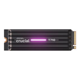 Crucial T710 SSD Interno NVMe M.2 1TB PCIe 5.0 x4, hasta 14900 MB/s lectura, 13700 MB/s escritura, 232L TLC, disipador incluido