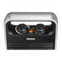 Unold 86106 Calefactor Eléctrico Negro y Plata