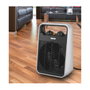 Unold 86106 Calefactor Eléctrico Negro y Plata