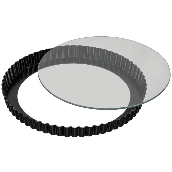 Kaiser Inspiration Molde Quiche 28cm con base de cristal Kaiser Inspiration Molde Quiche 28cm con base de cristal