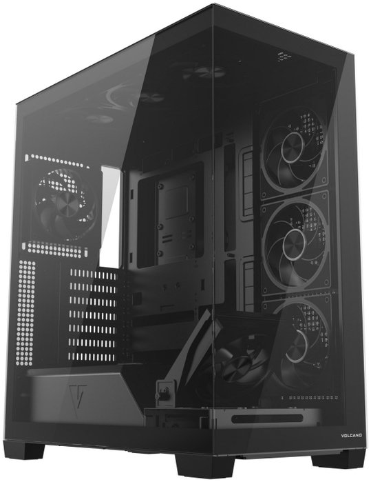 Modecom Volcano Stellar Plus ARGB 8F Chasis Midi Tower Gaming Negro con Ventiladores ARGB