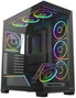 Modecom Volcano Stellar Plus ARGB 8F Chasis Midi Tower Gaming Negro con Ventiladores ARGB