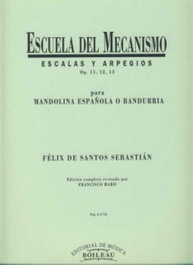 BOILEAU Escuela del mecanismo. Escalas y arpegios Op.11,12,13 (Bandurria)
