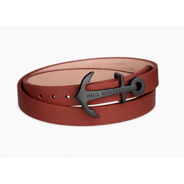 Paul Hewitt Pulsera de Cuero Marrón PH-WB-B-1M