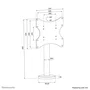 Neomounts DS42-430BL12 Soporte de Mesa Giratorio para TV hasta 43 Pulgadas, Negro