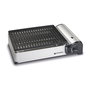 Kemper Barbacoa Portátil de Gas Butano para Camping, Parrilla de Aluminio Antiadherente 27x34 cm con Encendido Piezoeléctrico y Saco Transporte, 1.9 kW