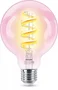 Philips 8720169165793 Bombilla Inteligente WiZ Wi-Fi/Bluetooth con Filamento LED, Globular G95 E27, RGB + Blanco Ajustable, 6.3W (Equivalente 40W), 470lm, Control por App y Voz