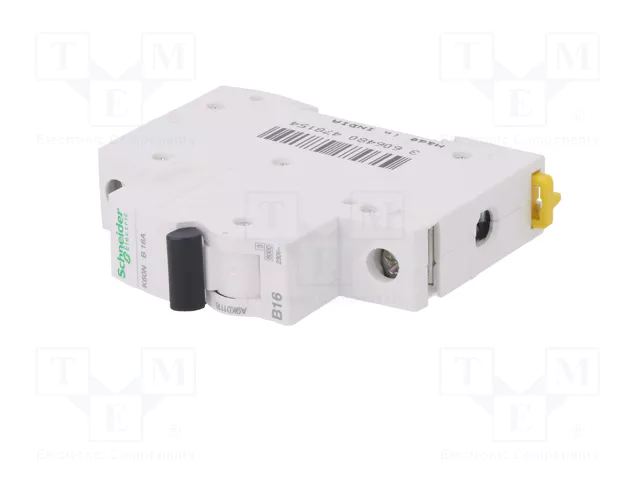 SCHNEIDER ELECTRIC Interruptor magnetotérmico K60N 16A 1P 6kA SCHNEIDER ELECTRIC Interruptor magnetotérmico K60N 16A 1P 6kA