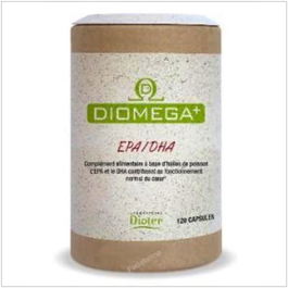DIOTER Diomega Epa+Dha 120 Capletas Ácidos Grasos Omega 3 Corazón Aceite de Pescado