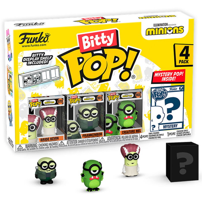 FUNKO Blister 4 figuras Bitty POP Minions Series 2 FUNKO Blister 4 figuras Bitty POP Minions Series 2