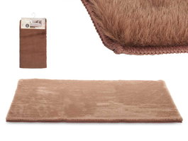 Giftdecor Alfombra Pelo Corto Marron 60x90 cm (Set de 6)
