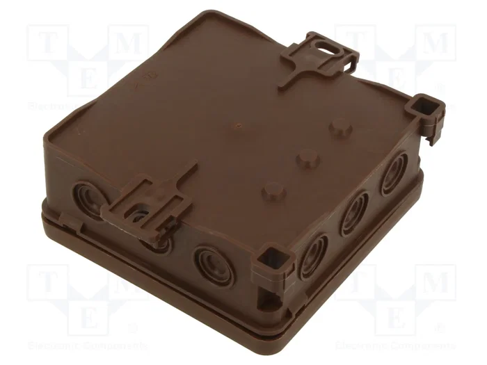 SIMET FASTBOX Caja de Conexiones Marrón 100x100x40mm SIMET FASTBOX Caja de Conexiones Marrón 100x100x40mm