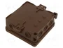 SIMET FASTBOX Caja de Conexiones Marrón 100x100x40mm